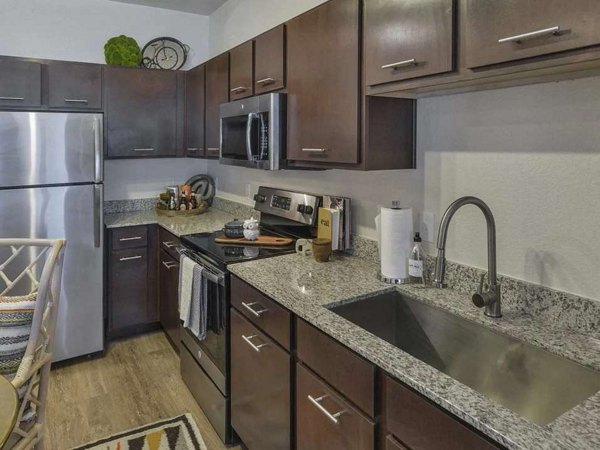 kitchen at Urban Crest Apartments