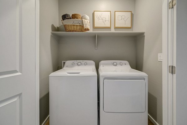 laundry room at Town Germann Apartments