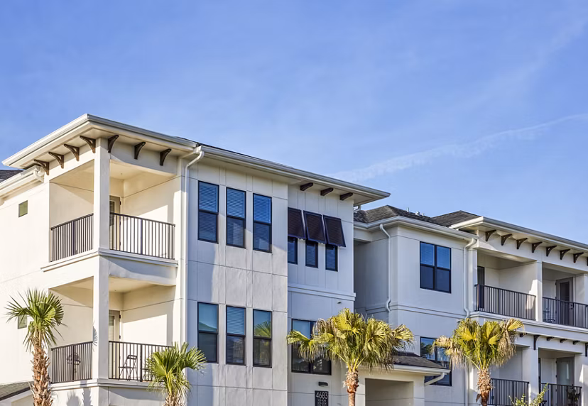 Asbury Apartments: Chic building at luxury apartments in vibrant downtown location
