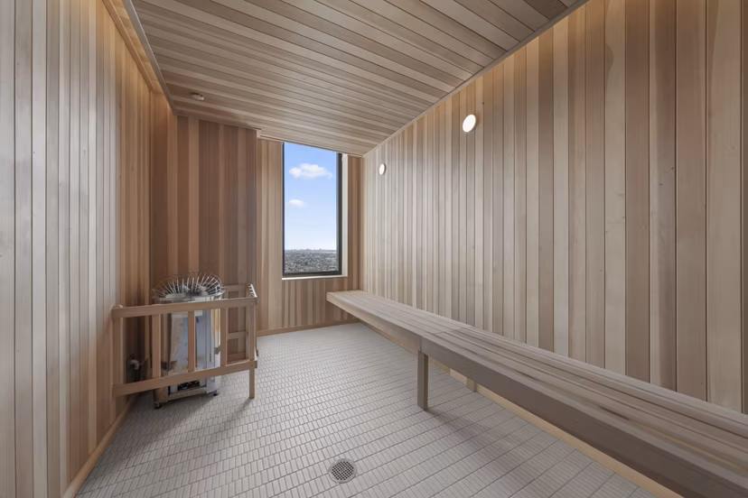 Luxurious spa with modern design at Moontower PHX Apartments