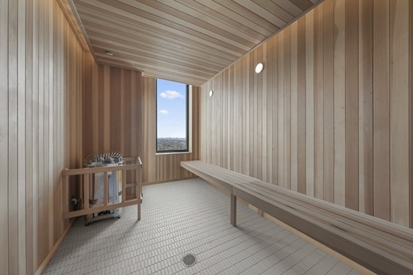 Luxurious spa with modern design at Moontower PHX Apartments