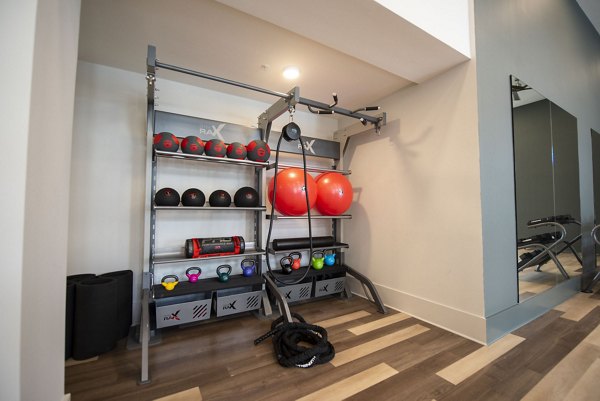 Fitness Central: State-of-the-art gym with modern equipment at The Whitby luxury apartments