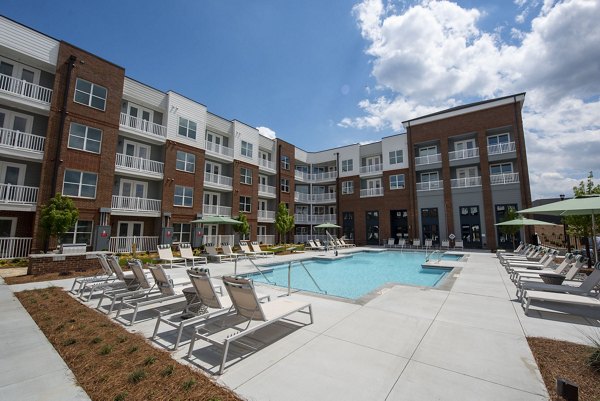Resort-style pool at The Whitby luxury apartments, perfect for relaxation and gatherings