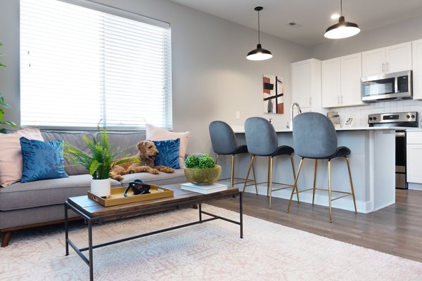 living room at Vestara 72 Apartments