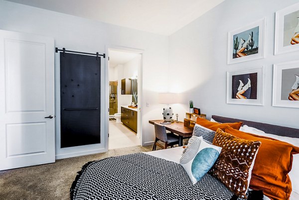 bedroom at Main Street Lofts Apartments