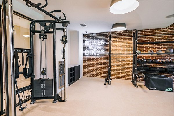 fitness center at Main Street Lofts Apartments