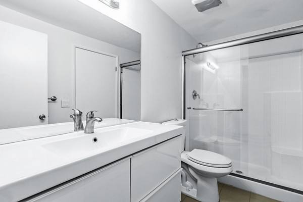 bathroom at Cahuenga Heights Apartments