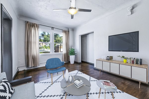 living room at Del Mor Apartments