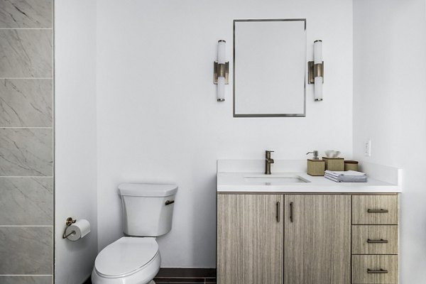 bathroom at Edendale Crossing Apartments