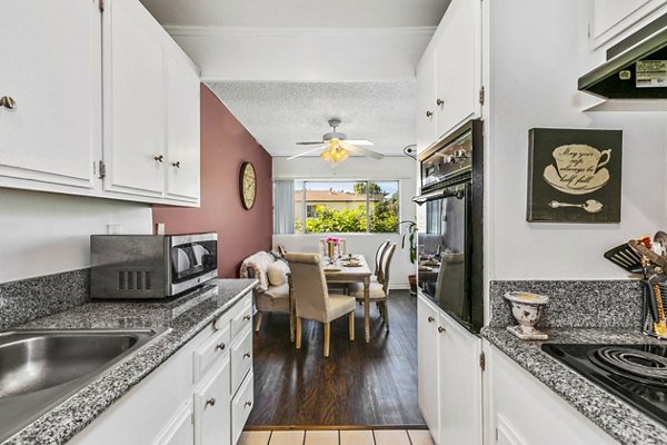 kitchen at The Fulton Apartments