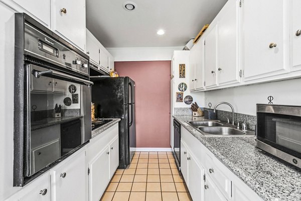 kitchen at The Fulton Apartments