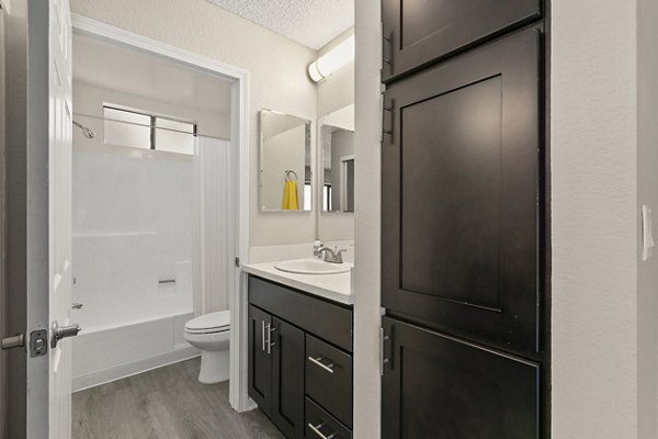 bathroom at Harbor Terrace Apartments