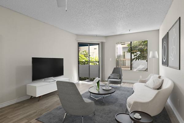living room at Harbor Terrace Apartments