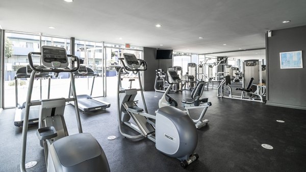 fitness center at Milano Apartments
