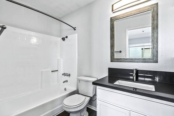 bathroom at Nova Townhomes Apartments