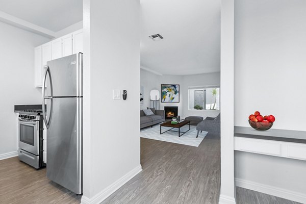 kitchen at Nova Townhomes Apartments