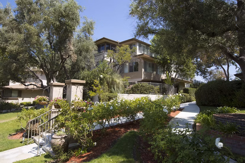Orange Grove Circle: Scenic of luxury apartments in a serene neighborhood setting