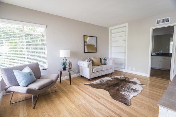 living room at Orange Grove Circle Apartments