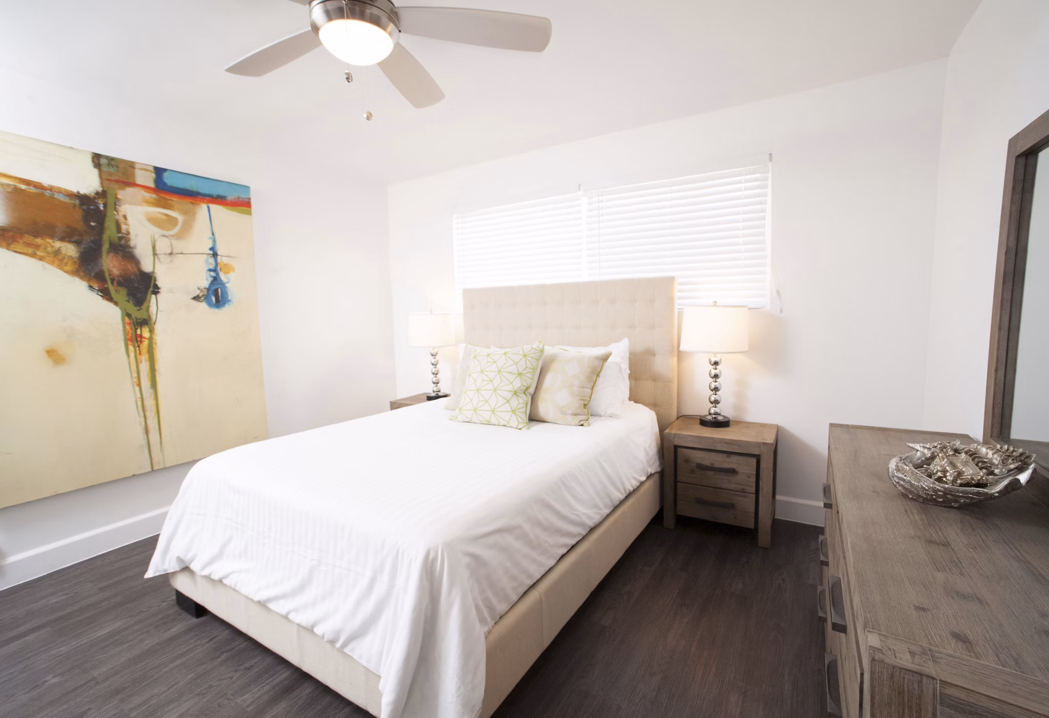 bedroom at Pacific Rose Apartments