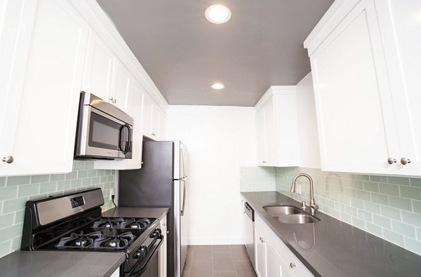 kitchen at Pacific Rose Apartments