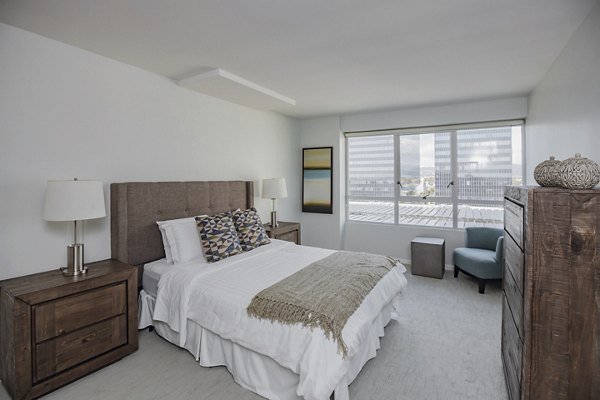 bedroom at The View Apartments