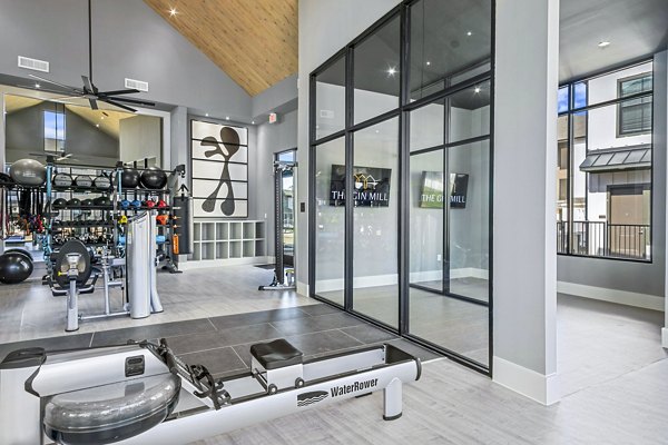 fitness center at The Gin Mill Apartments