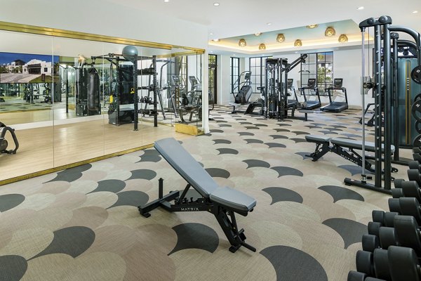 fitness center at Elan Solea Apartments