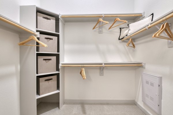 closet at Park at Stone Oak Apartments