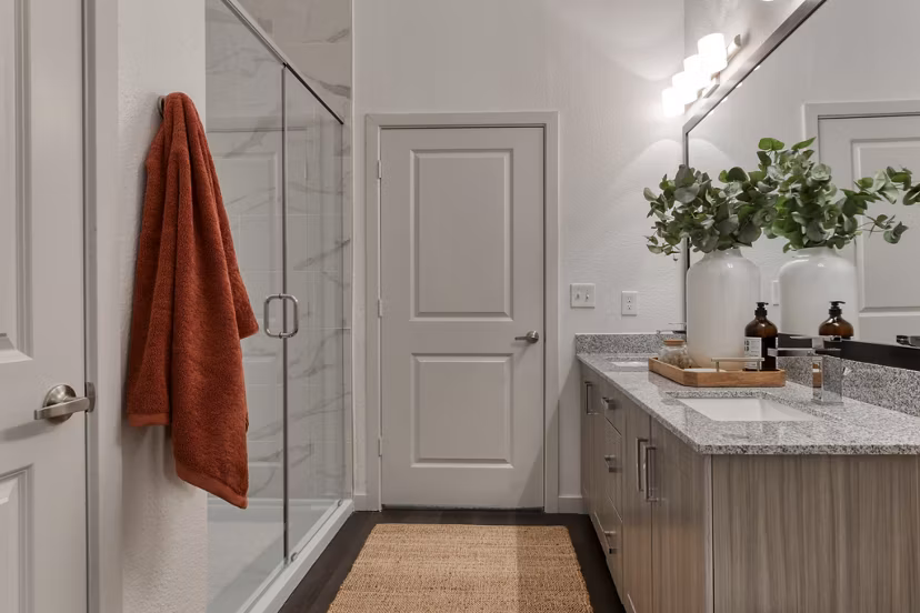 bathroom at Park at Stone Oak Apartments