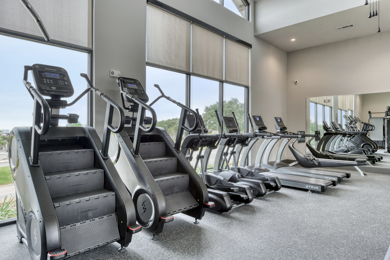 Gym at Park At Stone Oak Apartments (2 of 3)