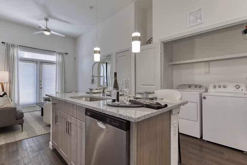 kitchen at Park at Stone Oak Apartments