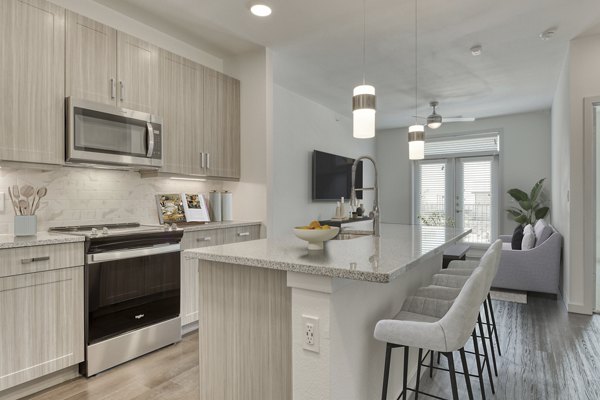 kitchen at Park at Stone Oak Apartments
