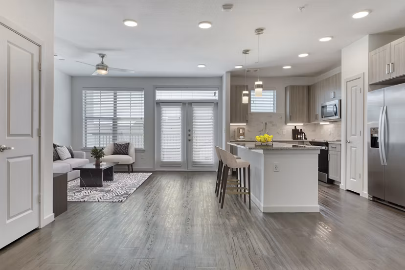 kitchen at Park at Stone Oak Apartments