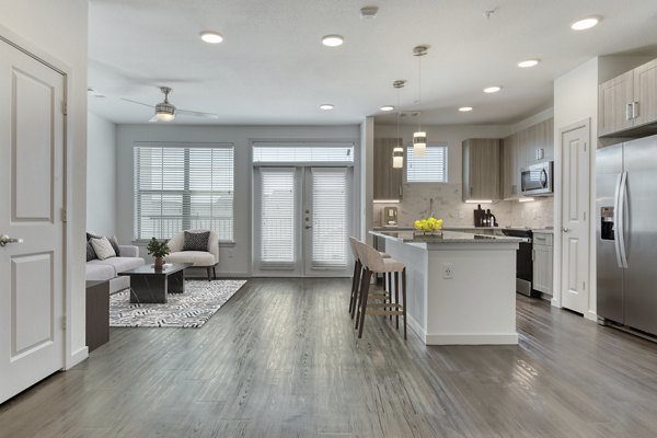 kitchen at Park at Stone Oak Apartments