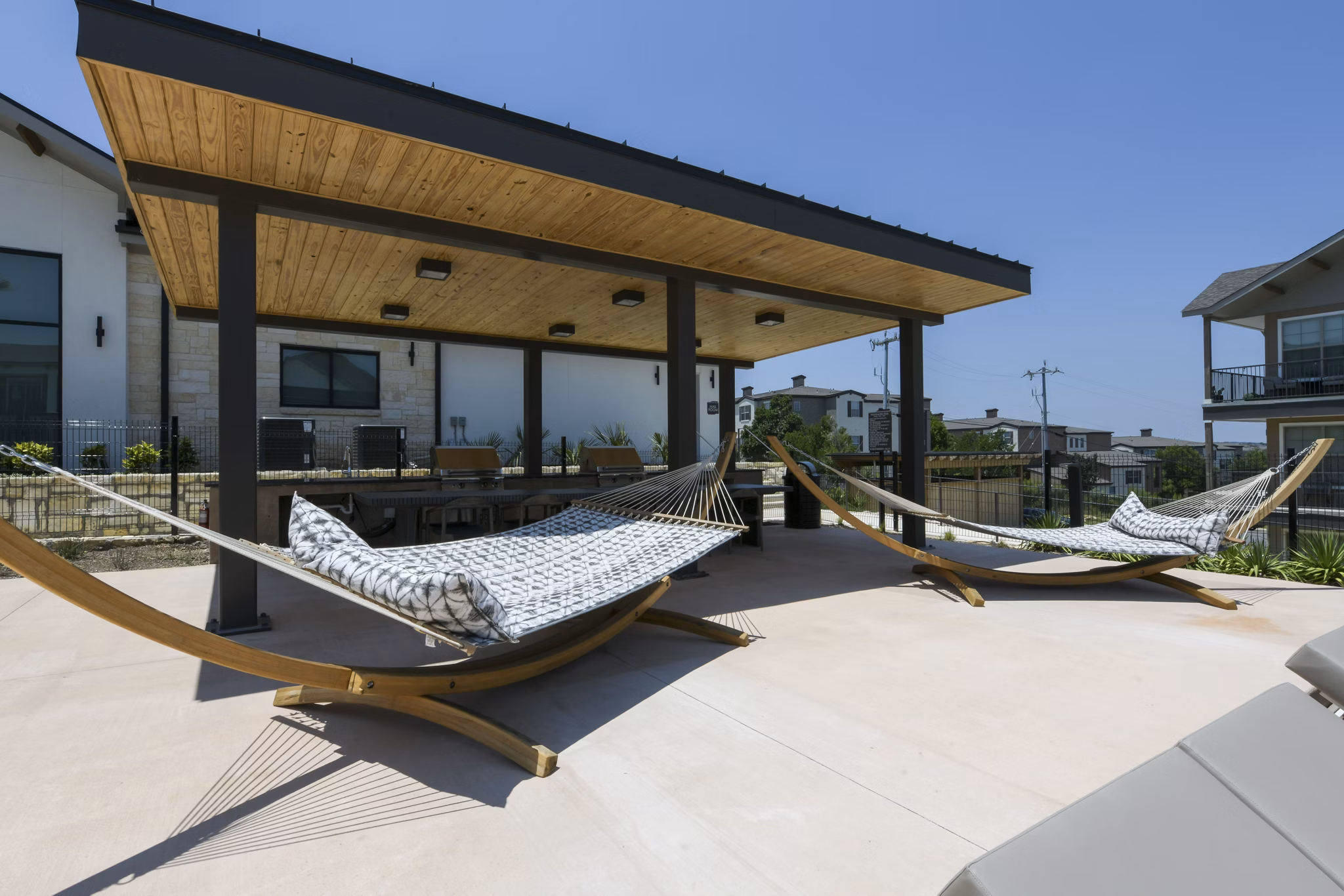 patio at Park at Stone Oak Apartments