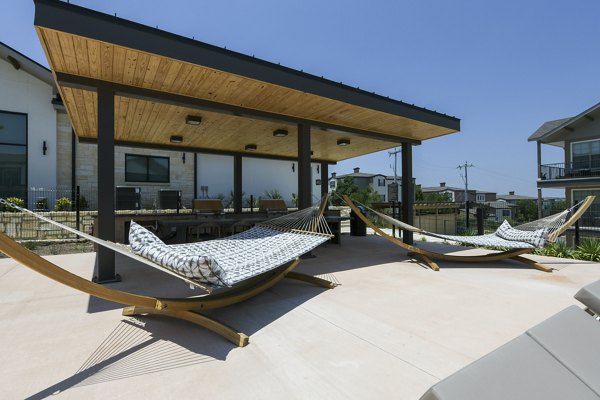 patio at Park at Stone Oak Apartments