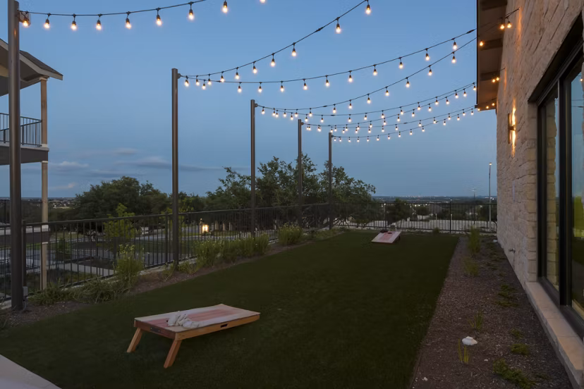 dog park at Park at Stone Oak Apartments 