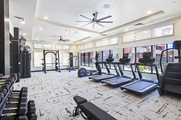 fitness center at Prose at Ballpark Village Apartments