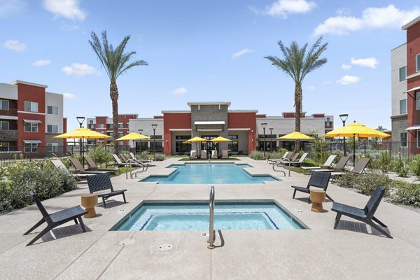 pool at Prose at Ballpark Village Apartments