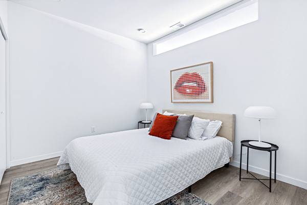 bedroom at The Quincy Apartments