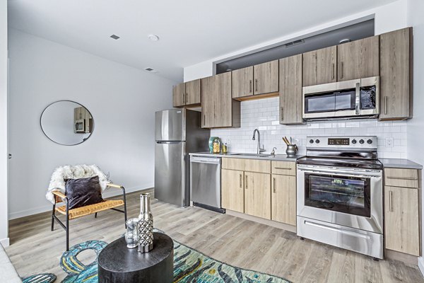 kitchen at The Quincy Apartments