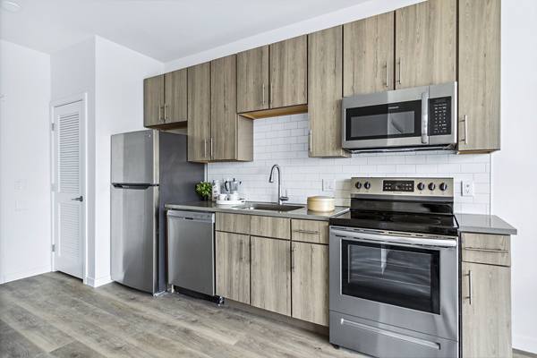 kitchen at The Quincy Apartments