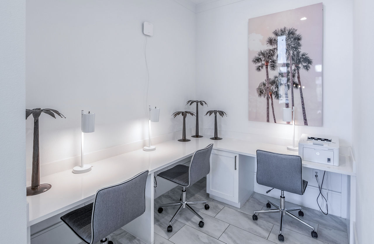 Work space at The Beverley At Denton