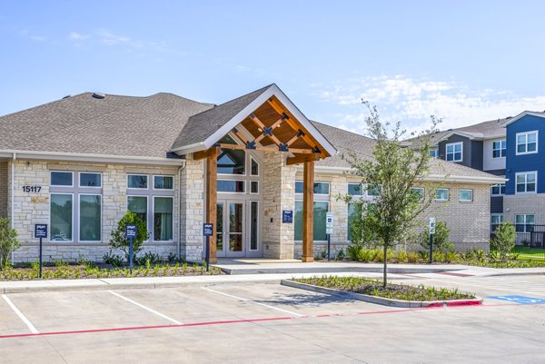 Elegant clubhouse and leasing office at Prose Northbend Apartments, offering luxury amenities and modern design for prospective tenants