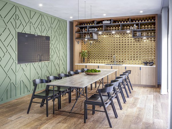 Clubhouse with modern design and lounge areas at Enclave at Raritan luxury apartments