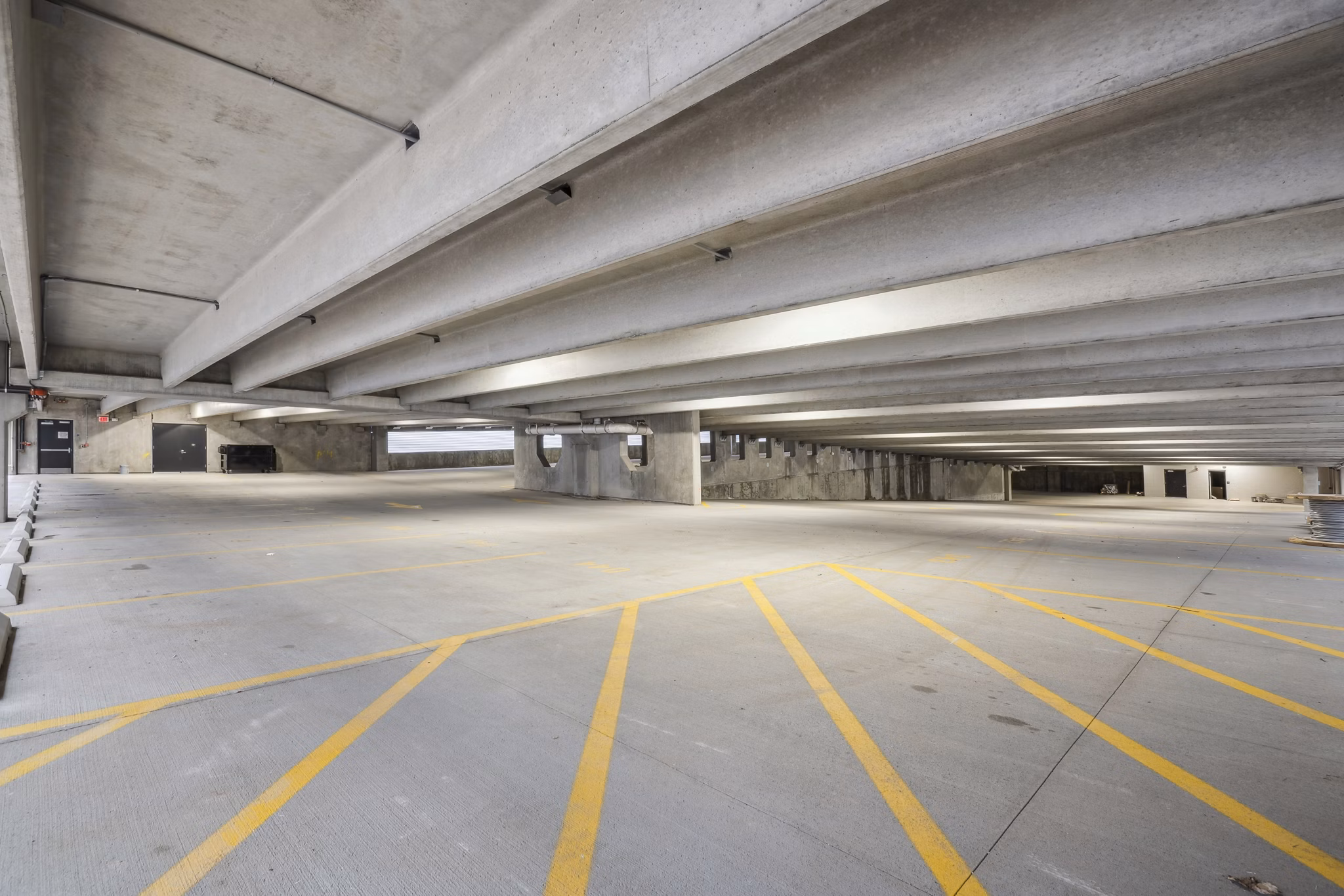 Garage with covered parking at Enclave at Raritan Apartments providing convenient vehicle protection and easy access for residents