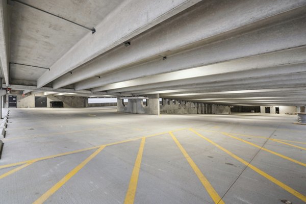 Garage with covered parking at Enclave at Raritan Apartments providing convenient vehicle protection and easy access for residents