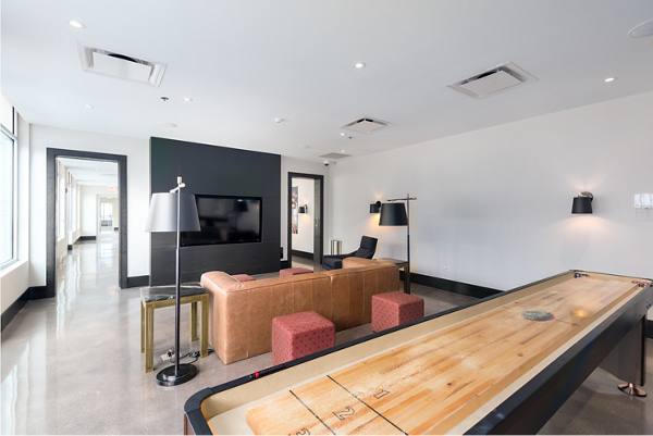 clubhouse at MODE Logan Square Apartments