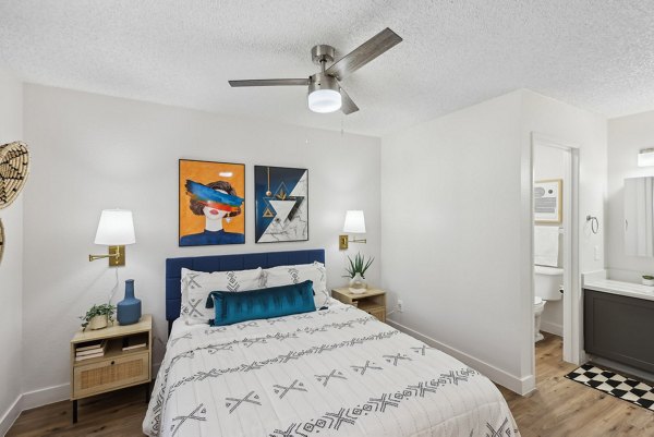 bedroom at The Del Rey Apartments