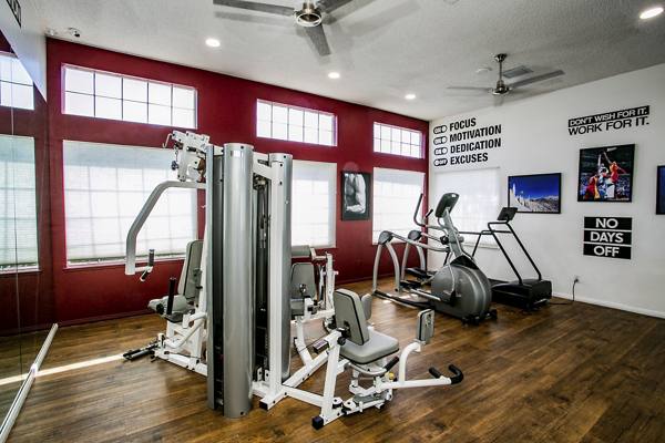 fitness center at Vista Del Rey Apartments